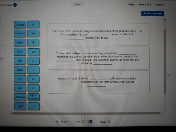 Solved Help Save & Exit Submit onceptual 6 Check my work | Chegg.com