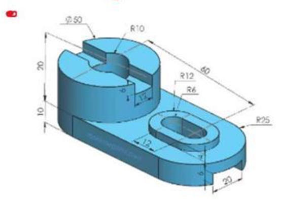 Solved can you draw sectional view and top view of this | Chegg.com