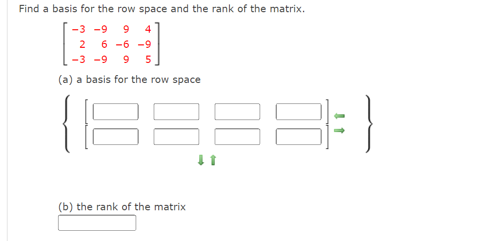 [Solved]: Find a basis for the row space and the rank of t