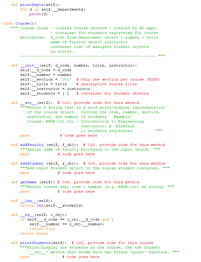 Solved In this assignment you will enhance the university | Chegg.com