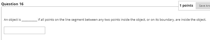 Solved Question 16 1 points Save Ang _ if all points on the | Chegg.com