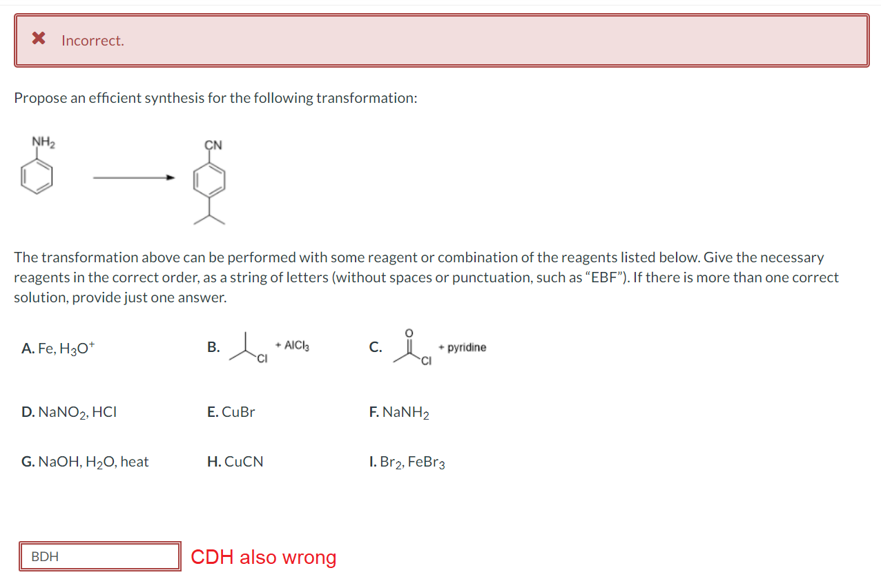 Solved Propose an efficient synthesis for the following | Chegg.com