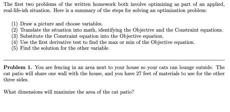 Solved The first two problems of the written homework both | Chegg.com