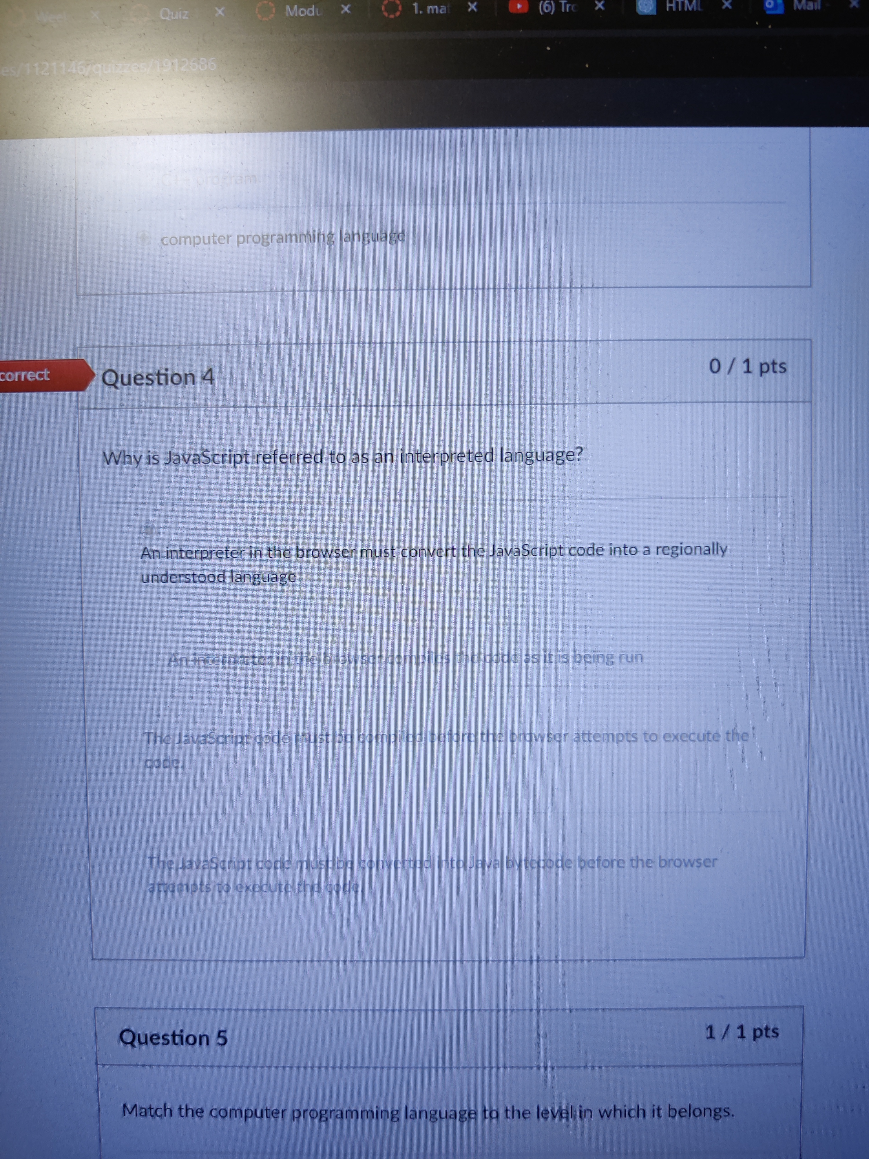 Solved Please tell me the correct answer and why | Chegg.com