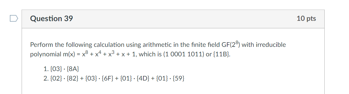 Solved Perform The Following Calculation Using Arithmetic In