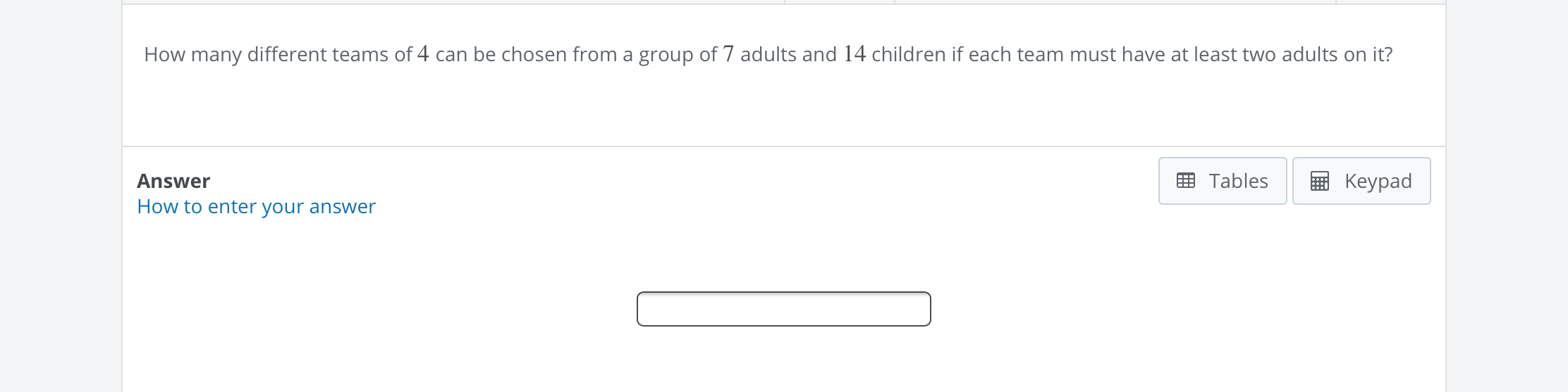Solved How many different teams of 4 can be chosen from a | Chegg.com