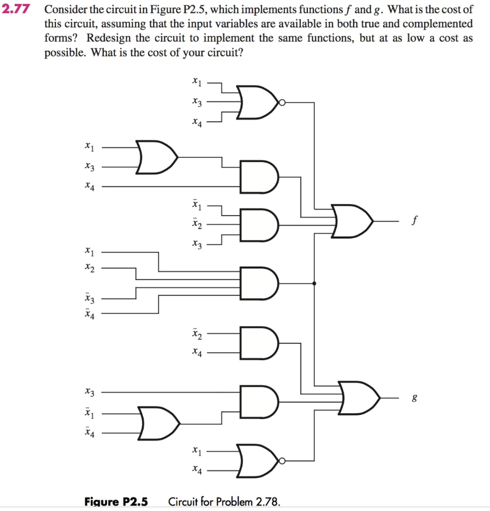 Solved 77 Consider the circuit in Figure P2.5, which | Chegg.com