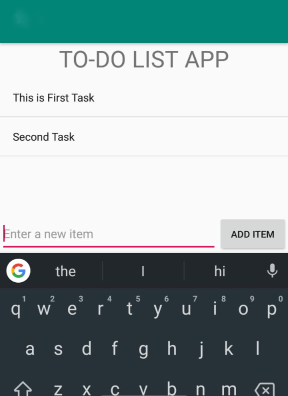 Solved Android studio simple to-do list app. Please use | Chegg.com