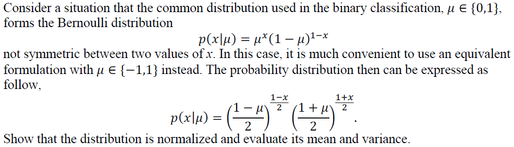 Solved Consider a situation that the common distribution | Chegg.com