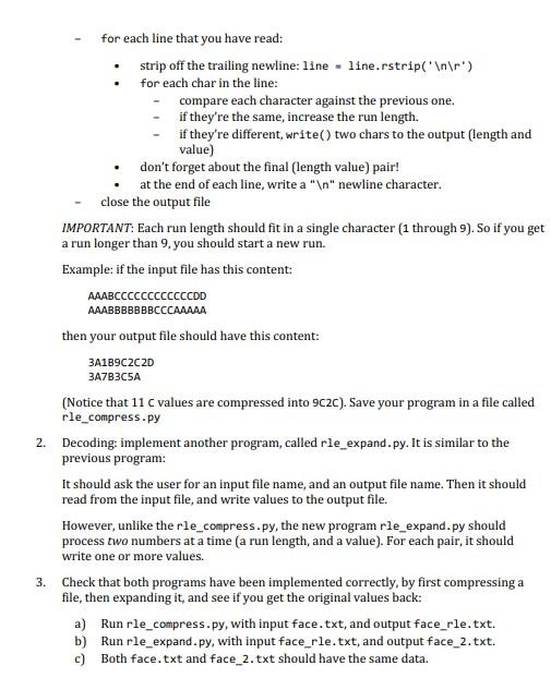 Solved Run-length encoding Faxes are sent over low-bandwidth | Chegg.com