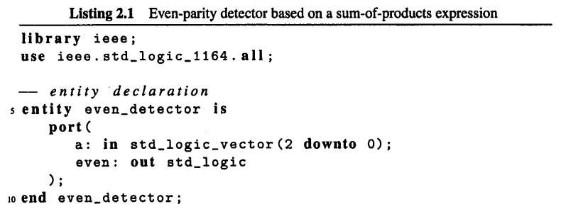 Solved 2.4 For the even-parity detector circuit, rewrite the | Chegg.com