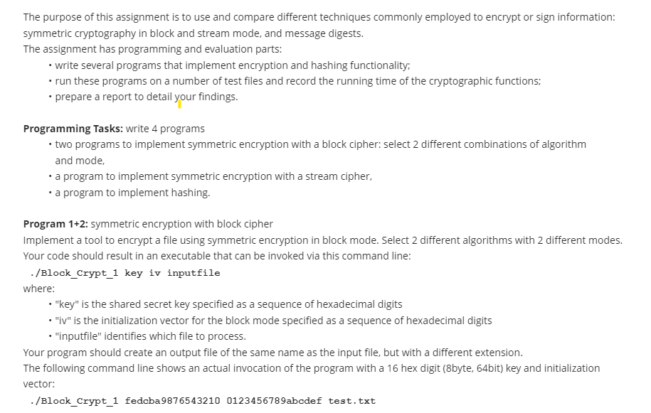 Solved The purpose of this assignment is to use and compare | Chegg.com