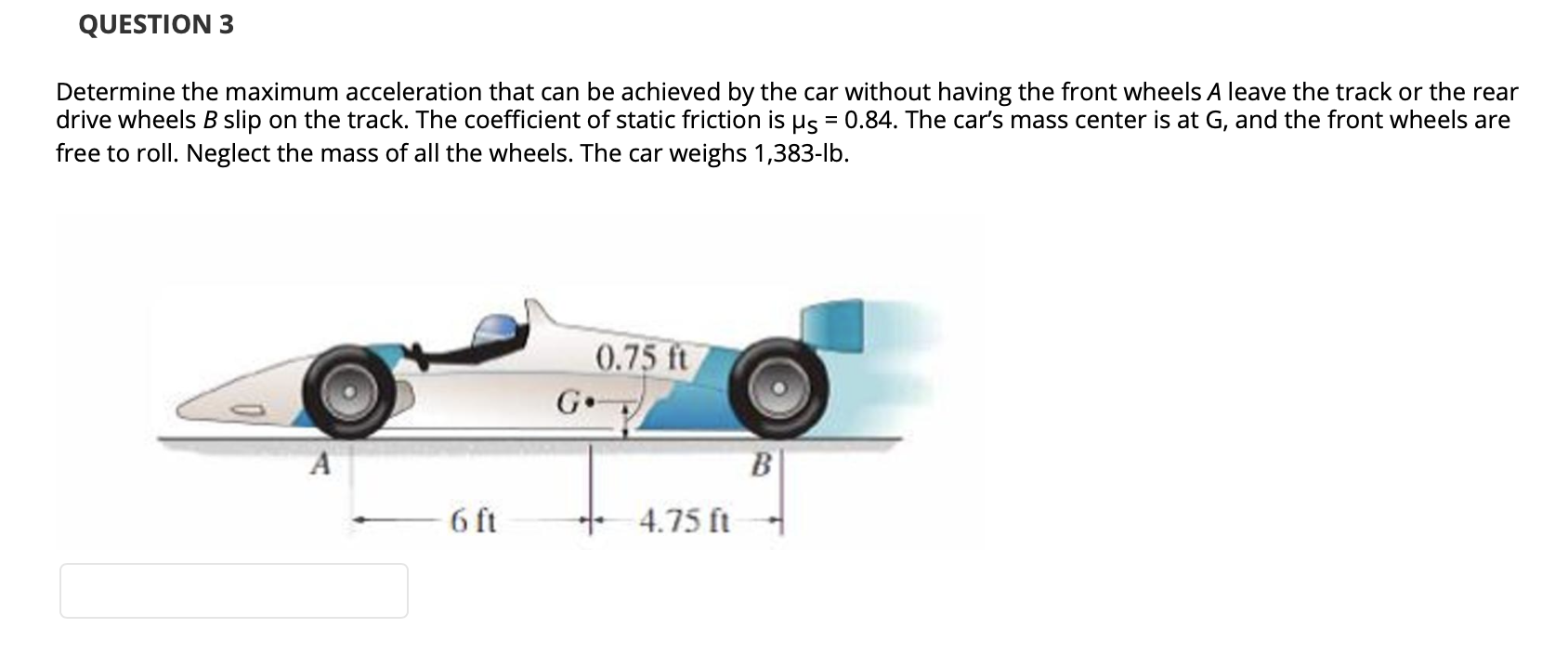 Solved QUESTION 3 Determine The Maximum Acceleration That | Chegg.com