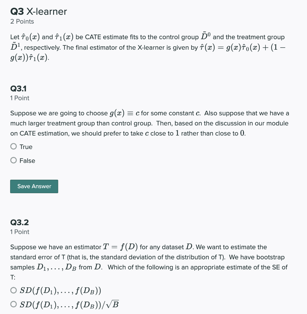 Solved Q3 X Learner 2 Points Let Fo A And I1 X Be Cate Chegg Com