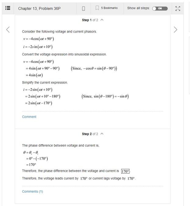 Solved Electrical Engineering help I'm looking at example | Chegg.com