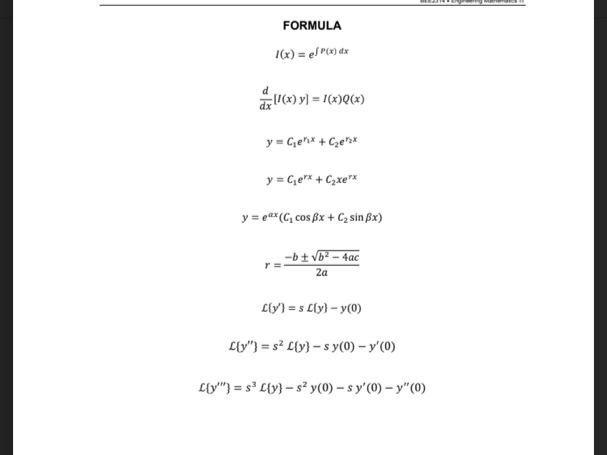 Solved Question 4 Determine the solution for the second | Chegg.com