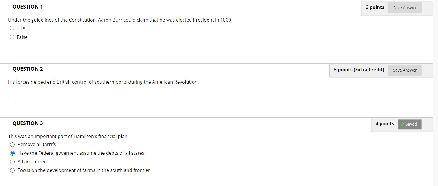 Solved QUESTION 1 3 points Save Answer Under the guidelines | Chegg.com