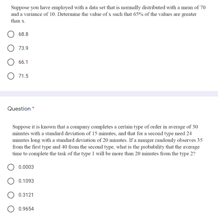 Solved Suppose you have employed with a data set that is | Chegg.com