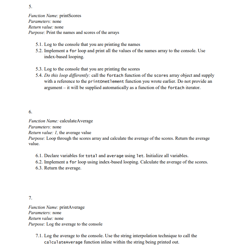 Solved Need help with this JavaScript assignment! I'm really | Chegg.com