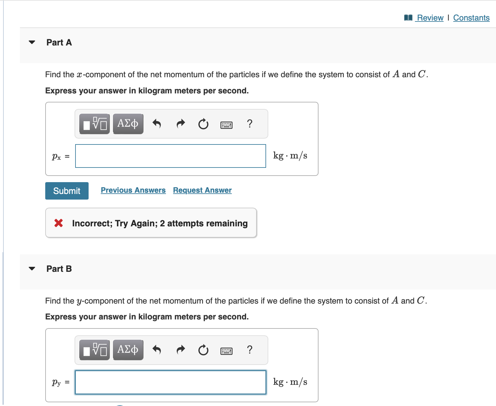 Solved Three objects A,B, and C are moving as shown in the | Chegg.com