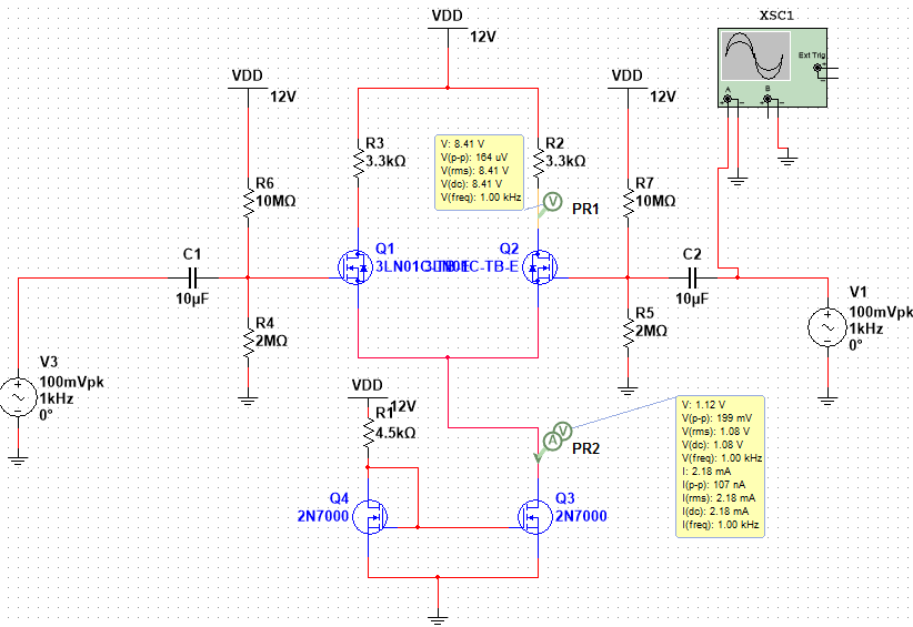 Solved This is a differential amplifier with current mirror | Chegg.com