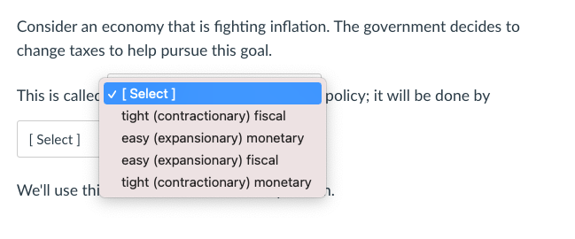 Solved Consider an economy that is fighting inflation. The | Chegg.com