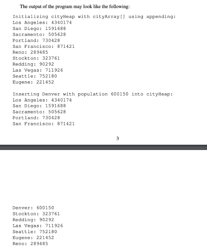 Solved COMP 53: Heap Lab Instructions: In this lab, we are | Chegg.com