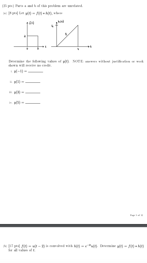 Solved (25 Pts) Parts A And B Of This Problem Are Unrelated. | Chegg.com