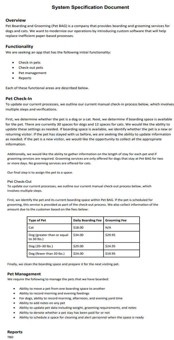 I have the following design document assignment. I | Chegg.com