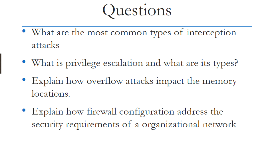 Solved Questions • What Are The Most Common Types Of | Chegg.com