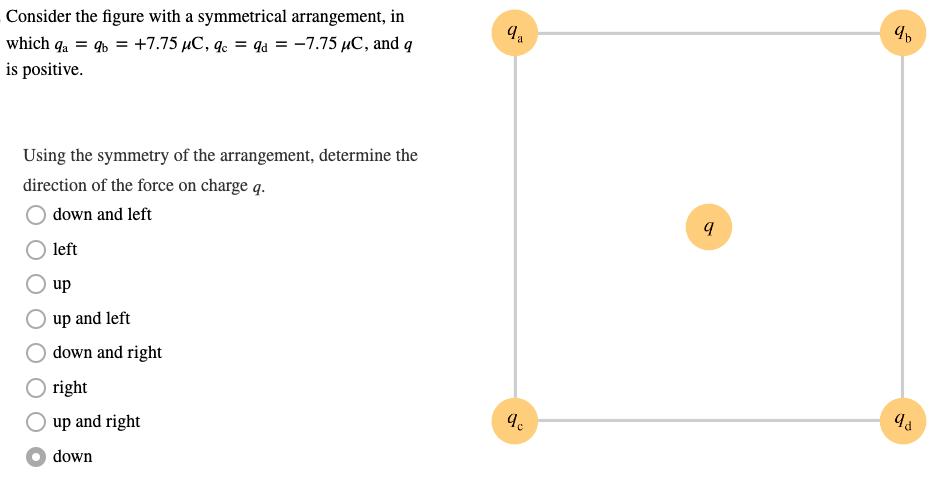 Solved Consider the figure with a symmetrical arrangement, | Chegg.com