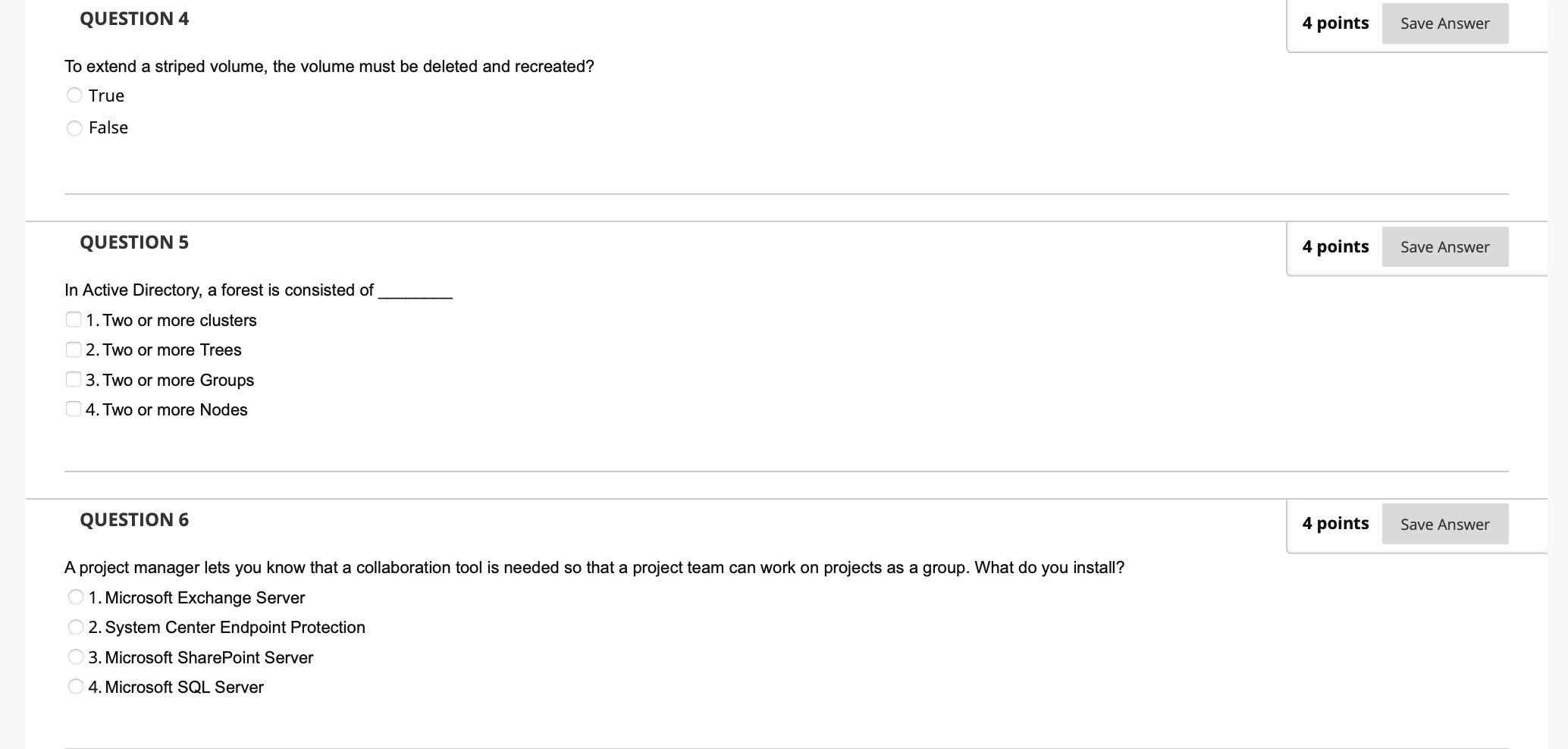 Solved QUESTION 1 4 points Save Answer users? Which | Chegg.com