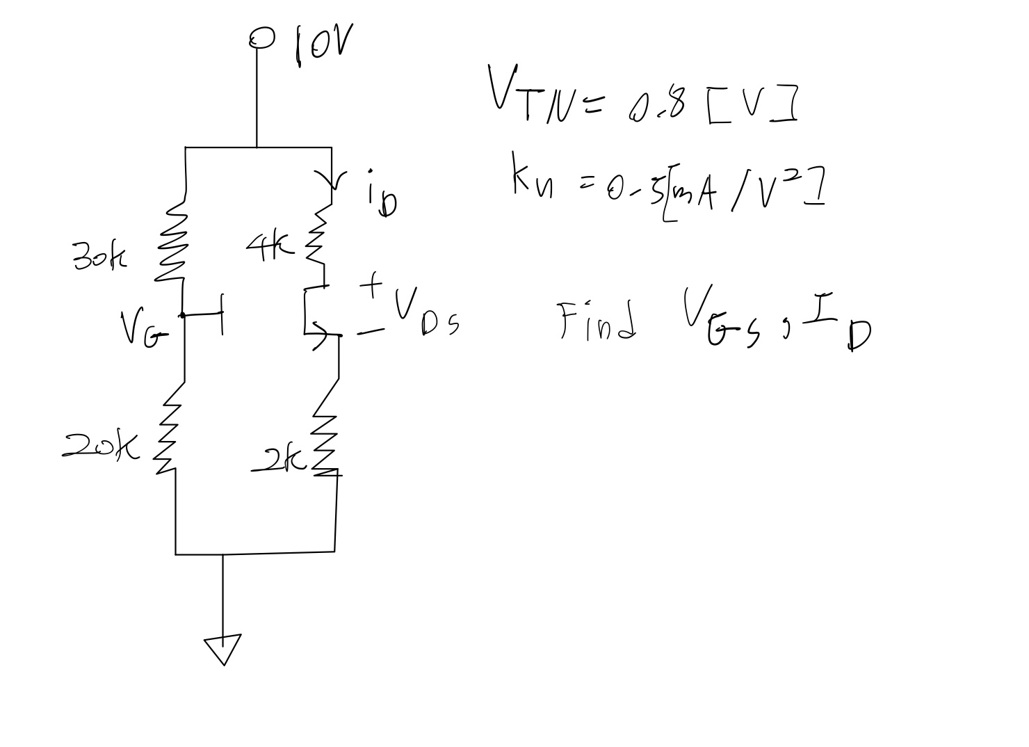 Solved 1. Assume that it is in the saturation state and | Chegg.com