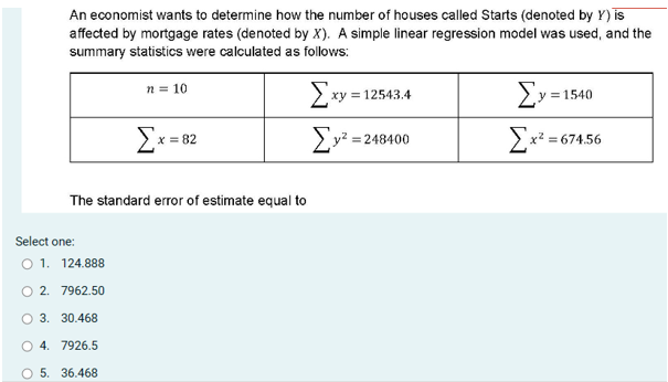 Solved An economist wants to determine how the number of | Chegg.com