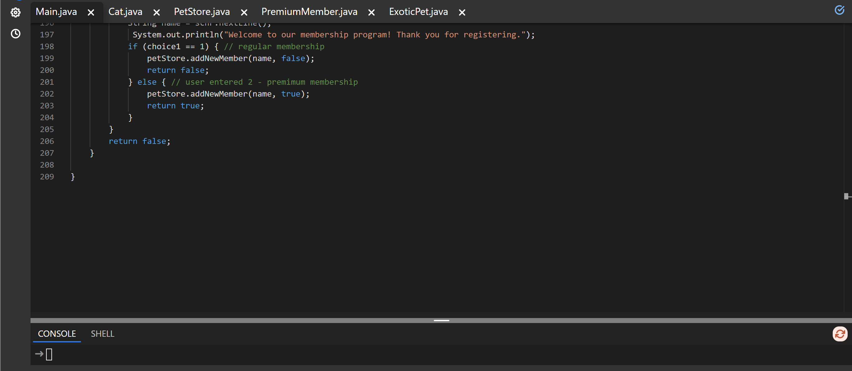 Solved Pet Store System ***Please answer the ENTIRE post | Chegg.com