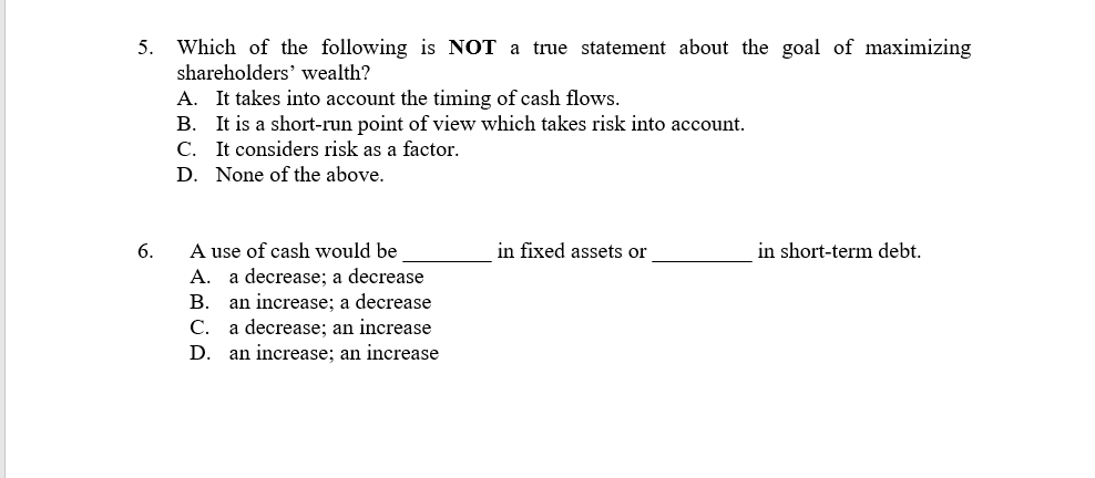 solved-5-which-of-the-following-is-not-a-true-statement-chegg