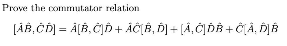 Solved Prove The Commutator Relation | Chegg.com