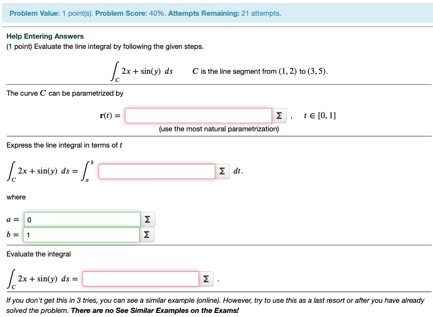 Solved Problem Value: 1 point(s). Problem Score: 40%. | Chegg.com