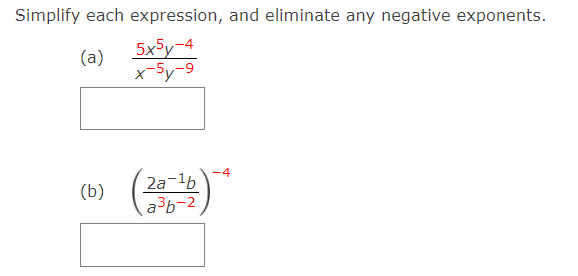Solved Show me the steps to solve Simplify each expression, | Chegg.com