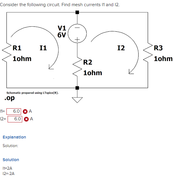 Solved Consider the following circuit. Find mesh currents 11 | Chegg.com