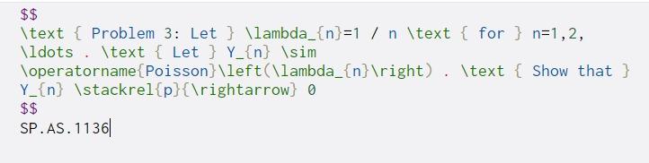 Solved $$ \text { Problem 3: Let} \lambda_{n}=1 / n \text { | Chegg.com