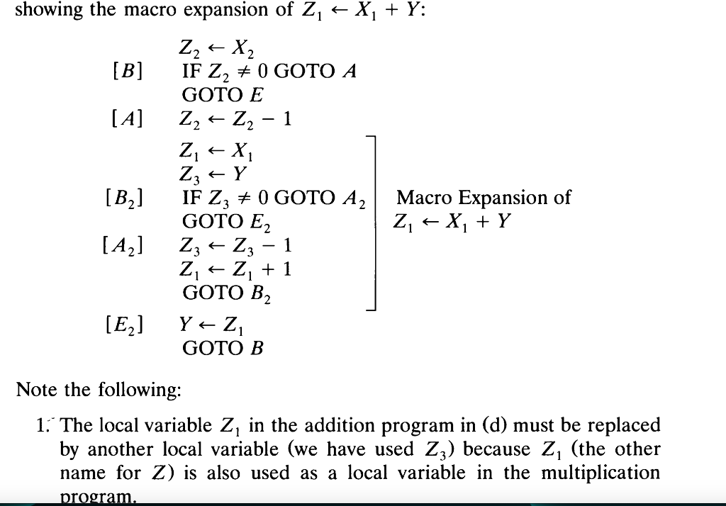 Solved (d) A program with two inputs that computes the | Chegg.com