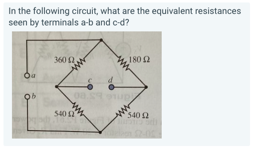 Solved In the following circuit, what are the equivalent | Chegg.com