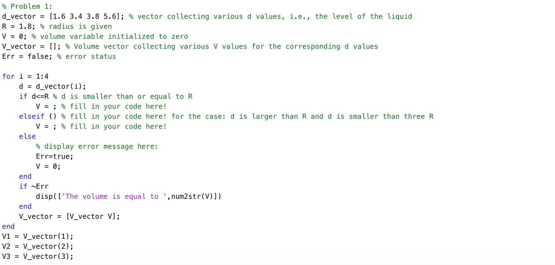 Solved In the matlab solution part, can you please help me | Chegg.com