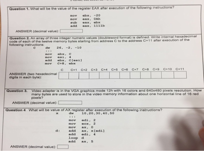 solved-question-1-what-will-be-the-value-of-the-register-chegg