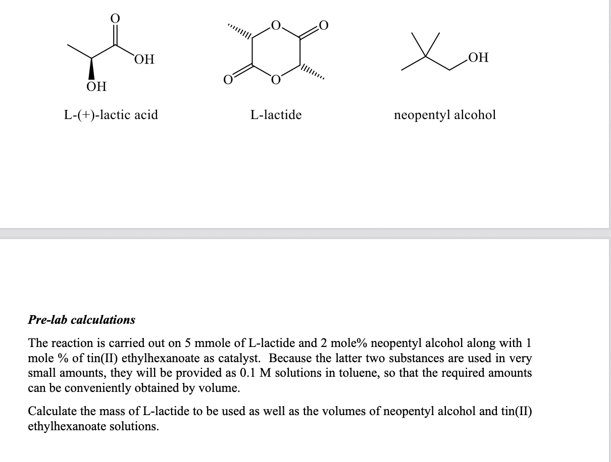 Solved Synthesis And Characterization Of A Polymer: | Chegg.com