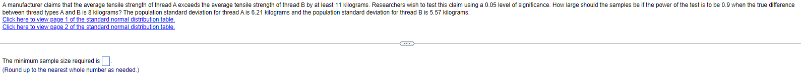 Solved Between Thread Types A And B Is 8 Kilograms? The | Chegg.com