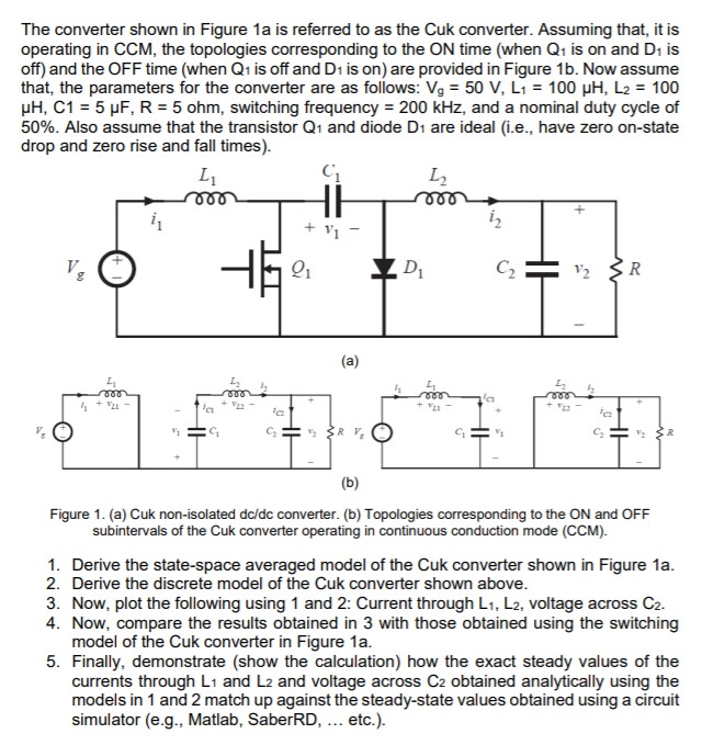 the isolated cuk converter