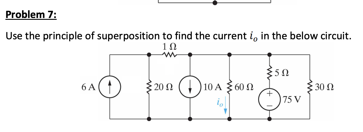 Solved Use the principle of superposition to find the | Chegg.com