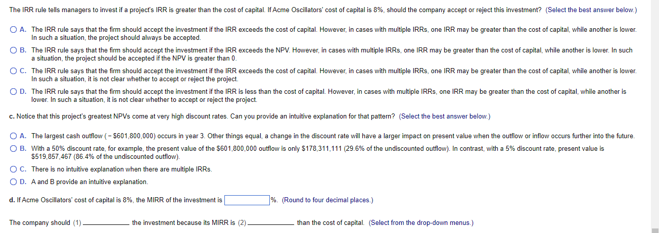 Solved This is one question with different parts. See below. | Chegg.com